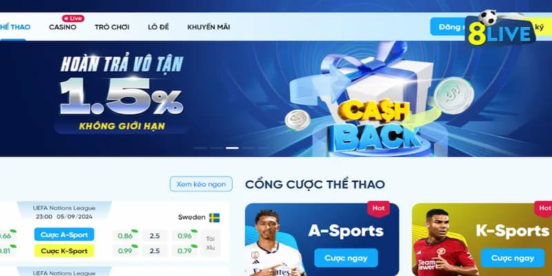 Ưu Điểm Của Nhà Cái 8live
